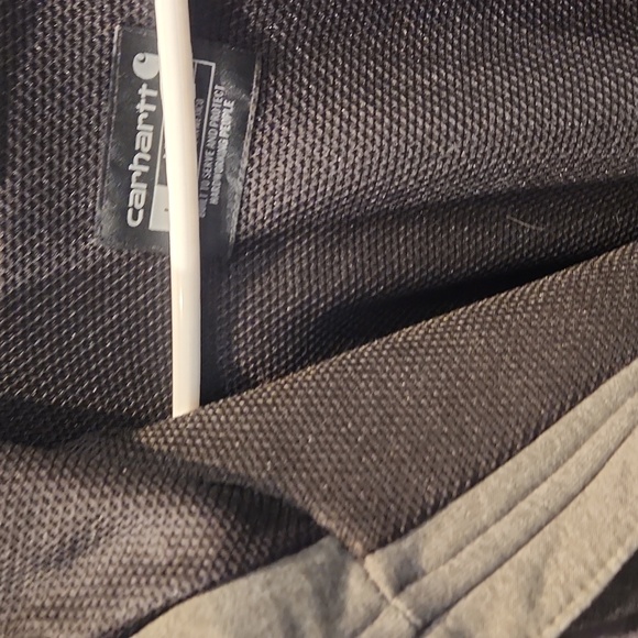 Like New Carhartt Loose Fit Rain Defender Gray Men's Sz L Zip-Up Hoodie - Picture 9 of 10